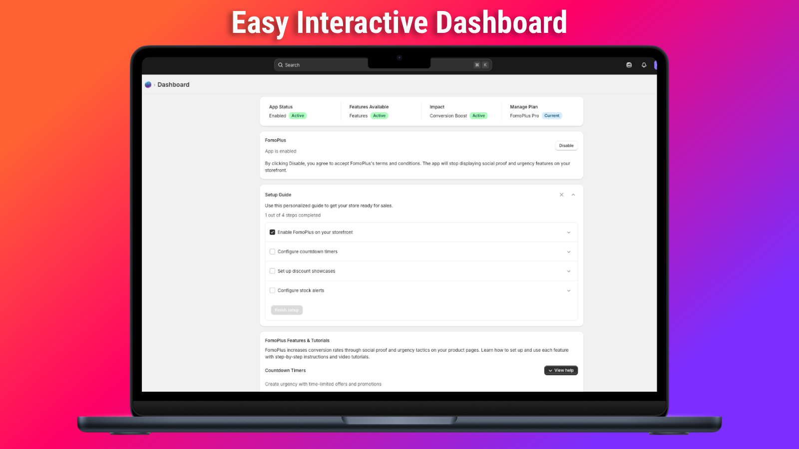 App Dashboard