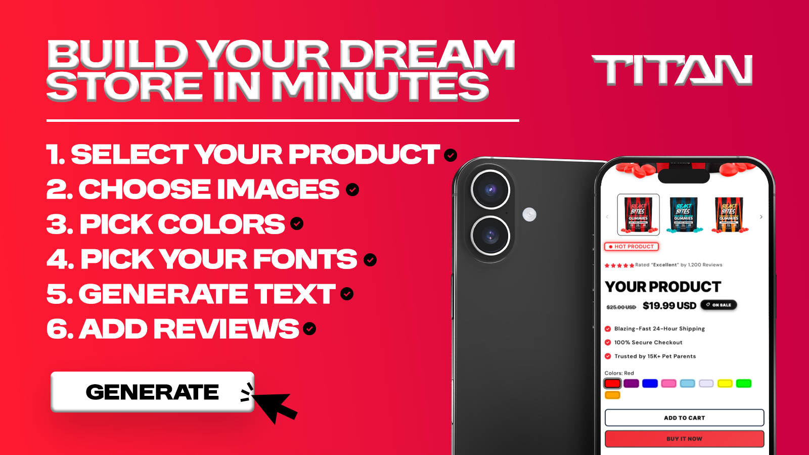 Build Your Dream Store In Minutes