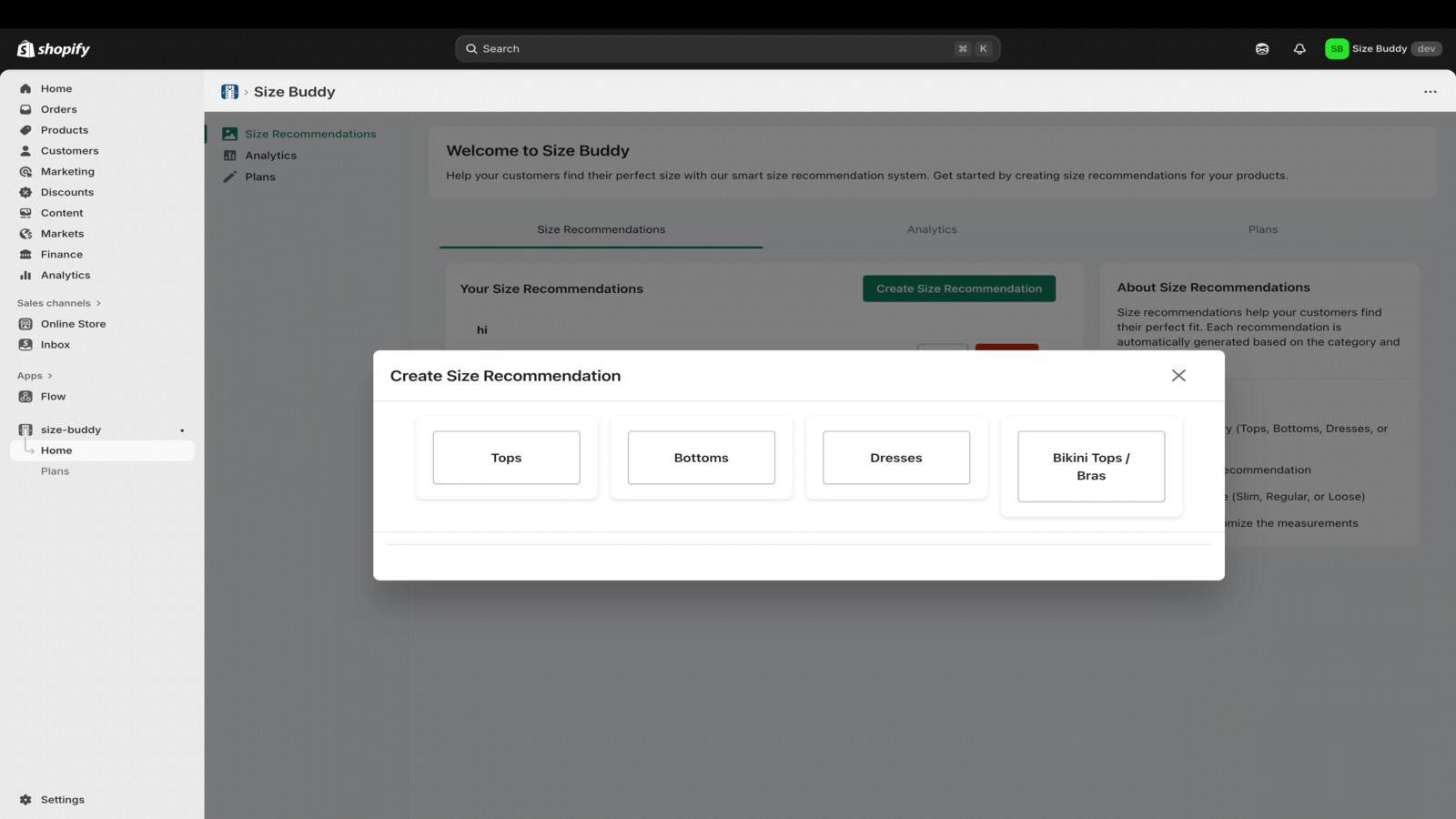 Simply choose a category 