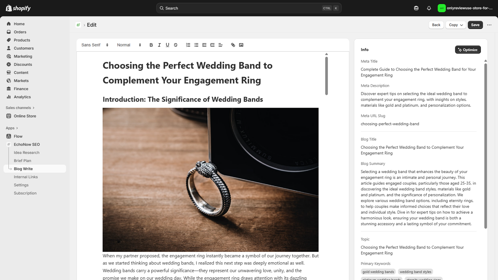 One-Click Generation of High-Quality SEO Articles