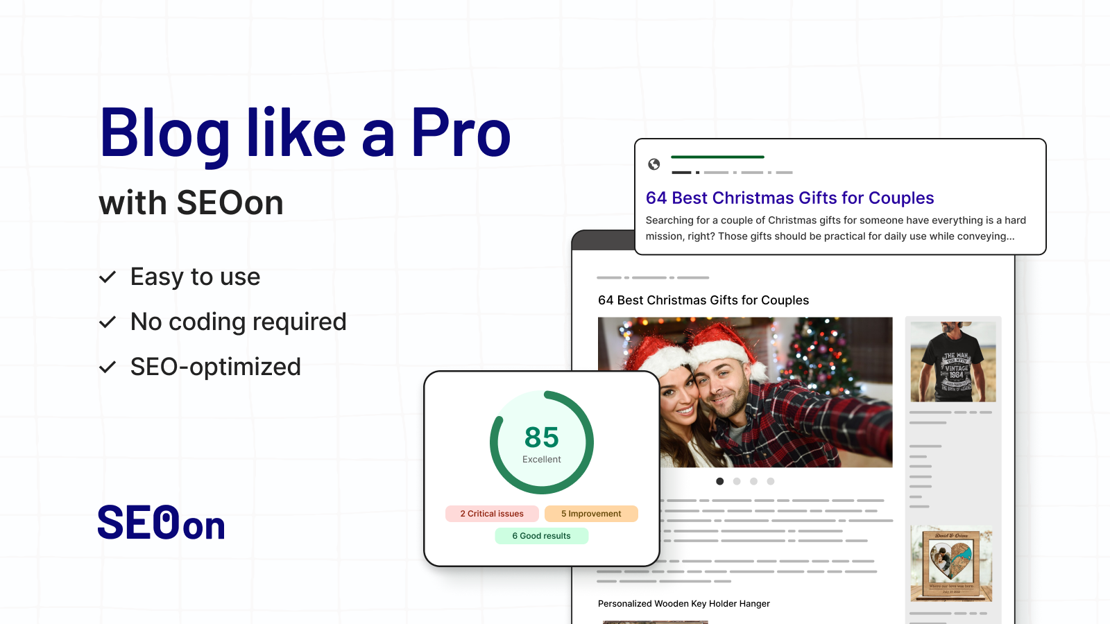 build blog posts with SEO content