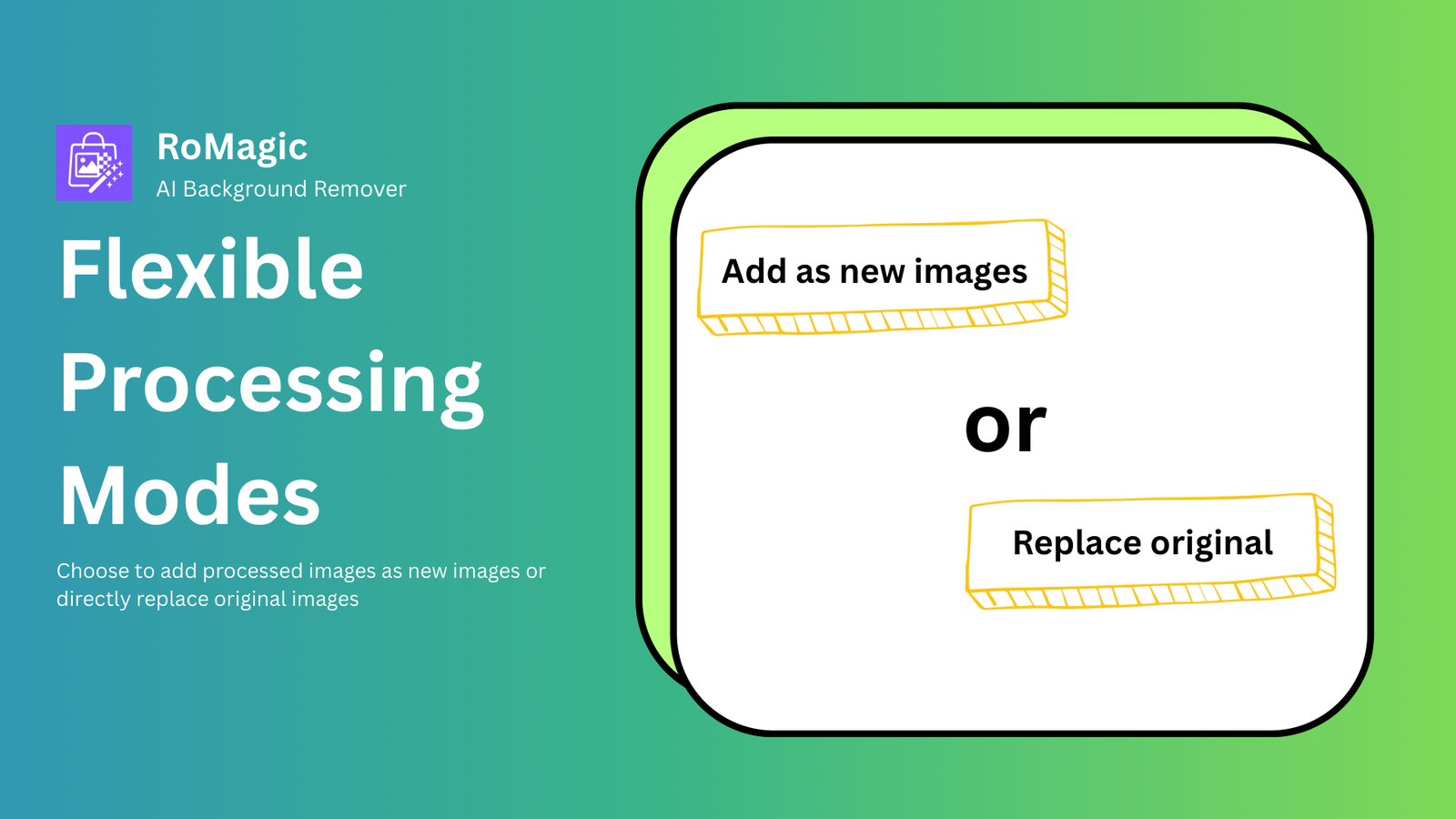 flexible processing modes