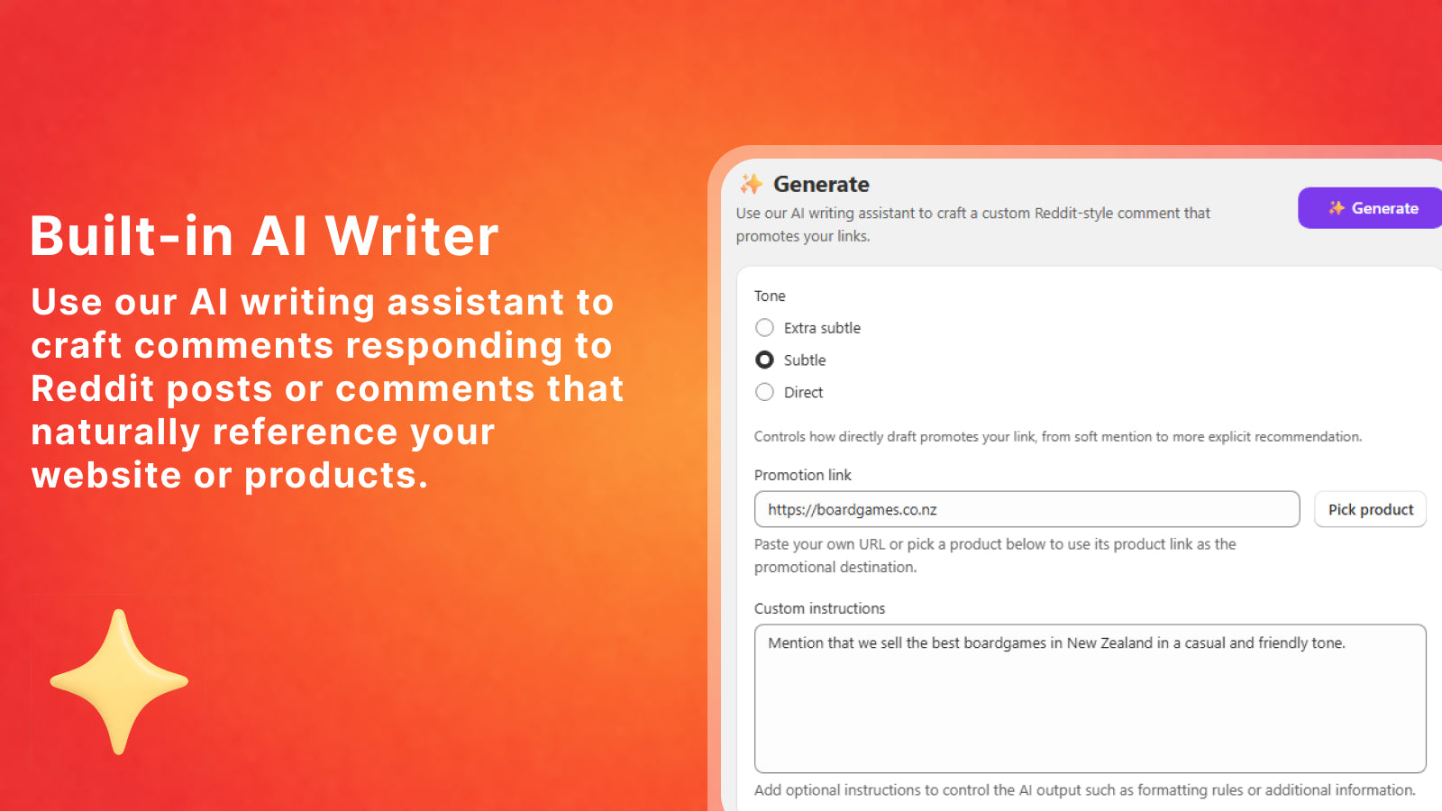 AI Writer for Social Media