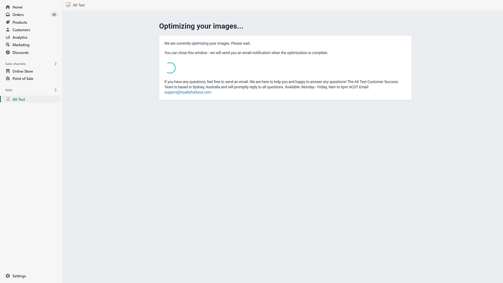 Automatic alt text optimization