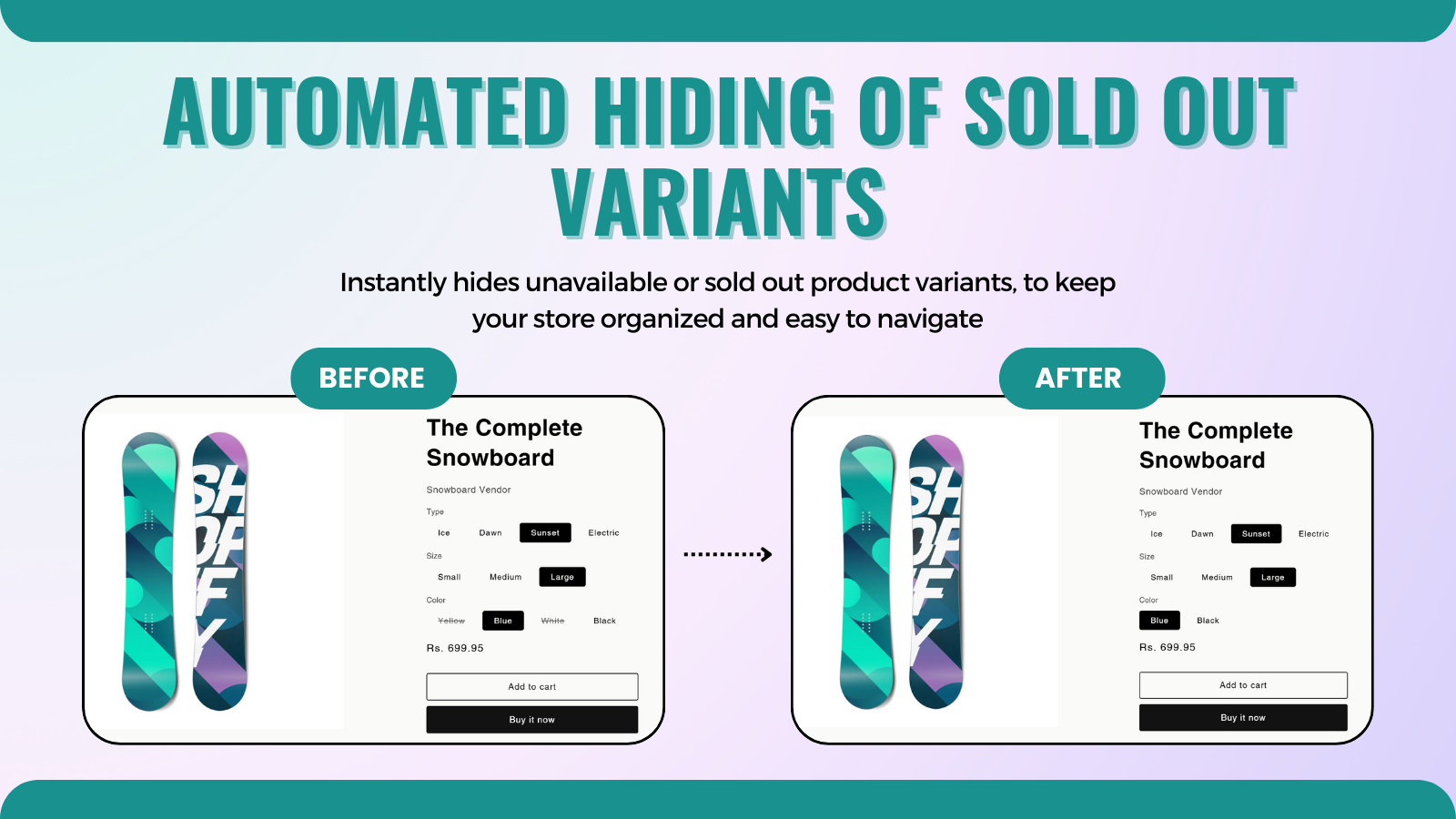 Automated Variant Hiding