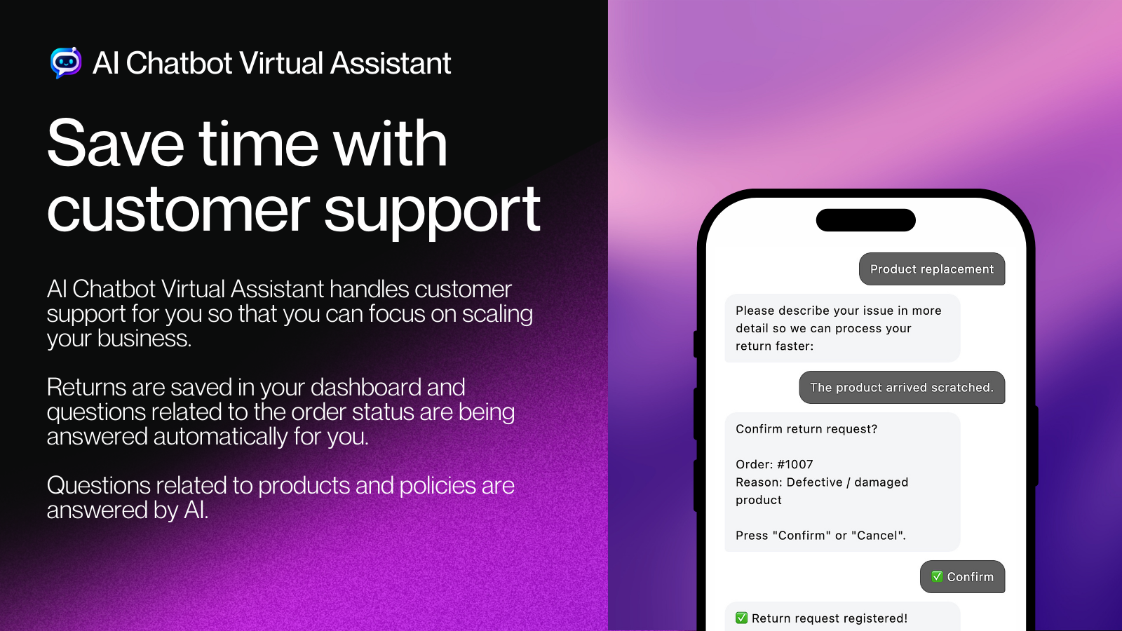 AI Chatbot Virtual Assistant