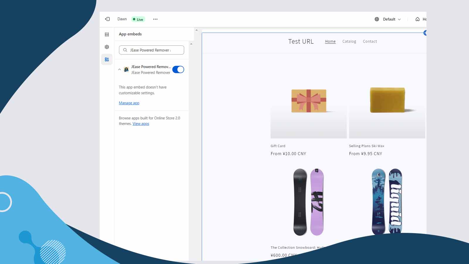 Remove 'Powered by' with one click