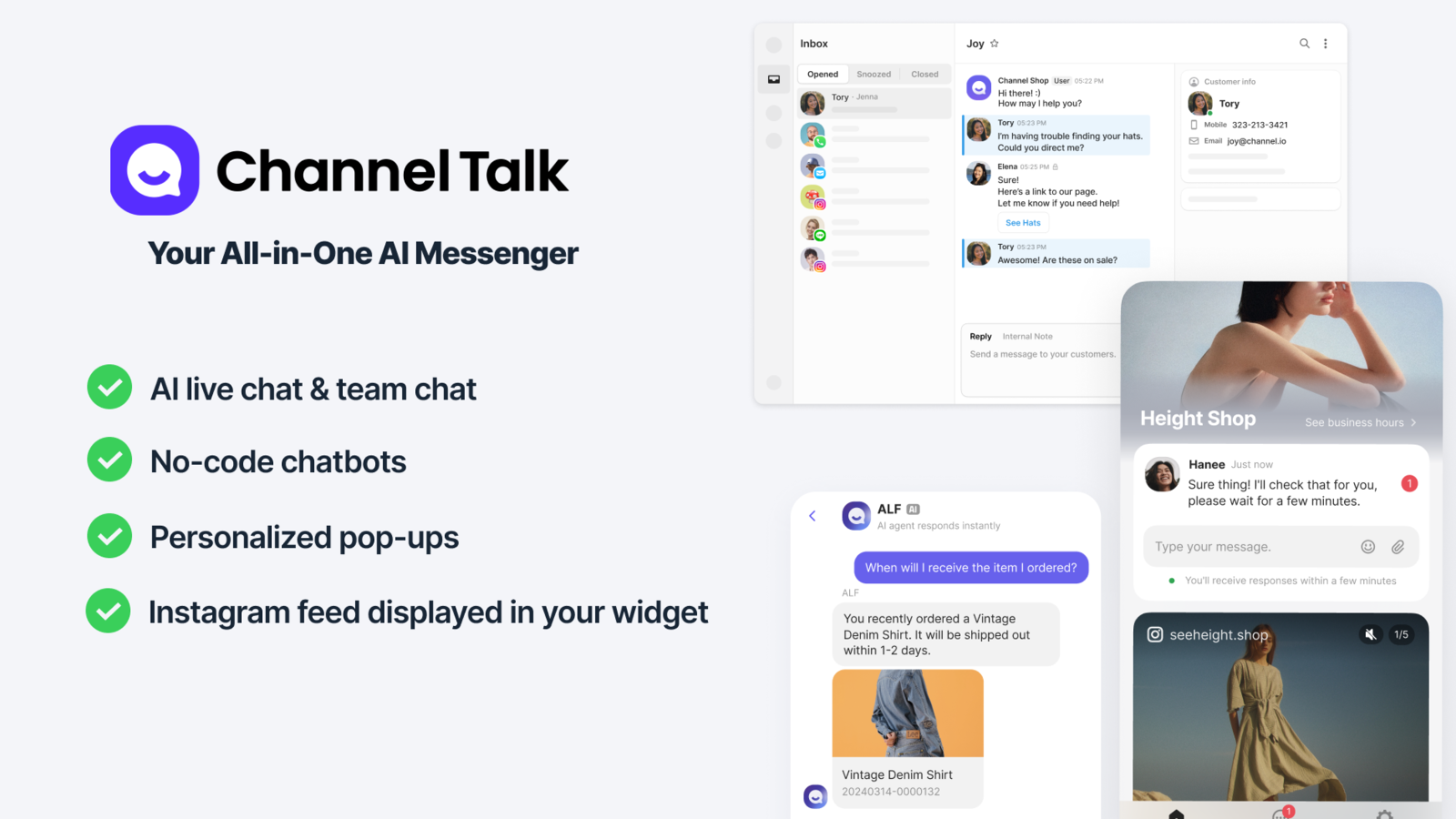 Channel Talk - Your All-in-One AI Messenger