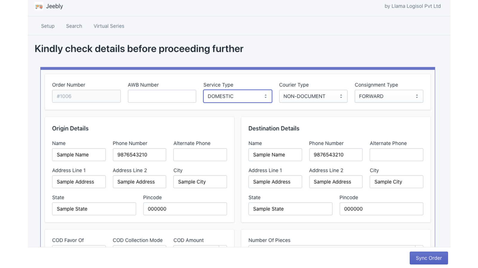 Sync Shopify Orders for Fulfilment