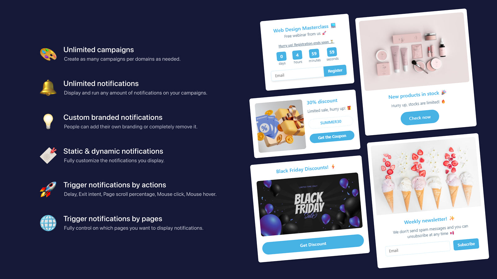 Instantly grow your email list with Proofdy.