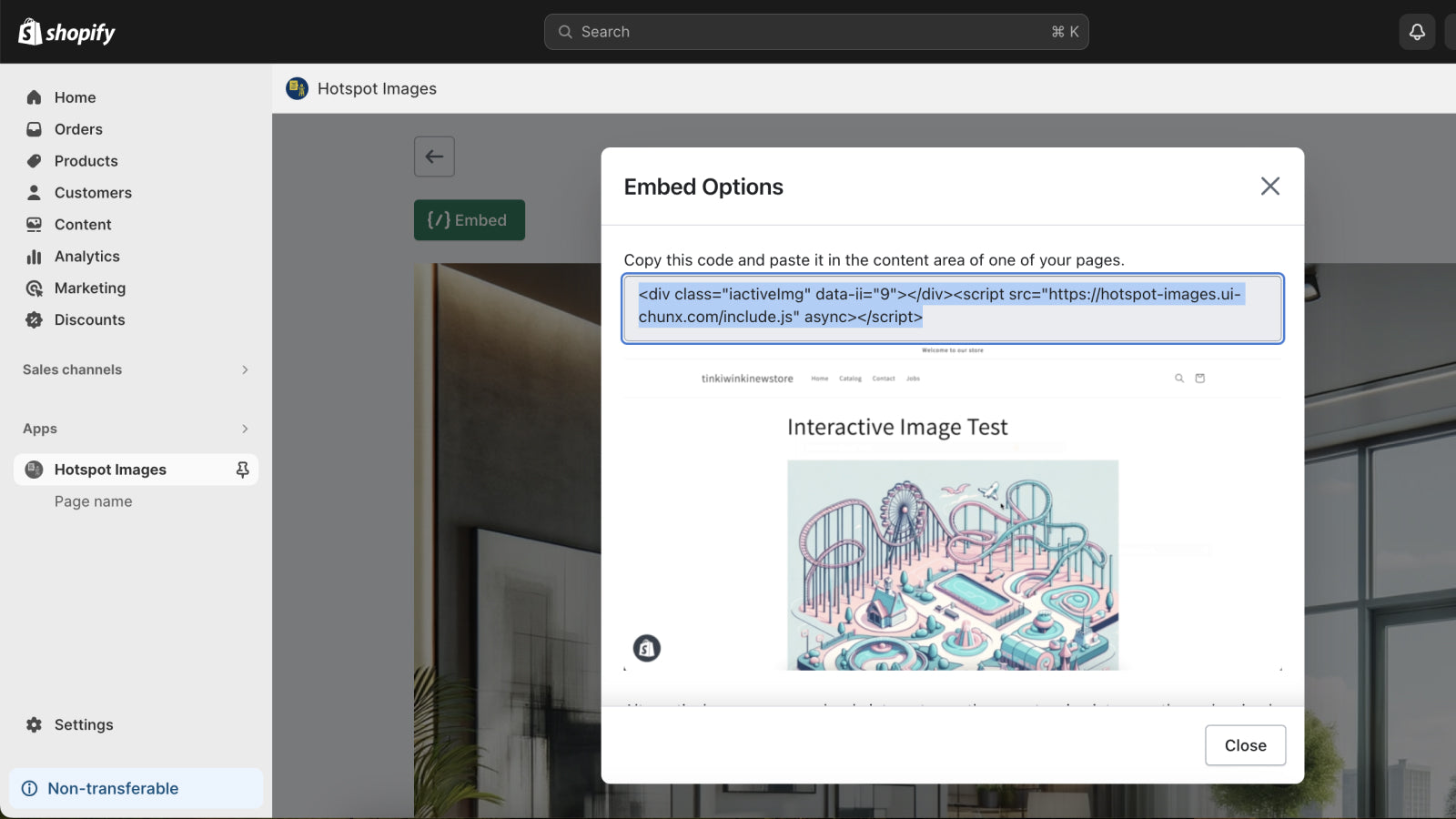 Embed The Hotspot Images Into Your Store Theme