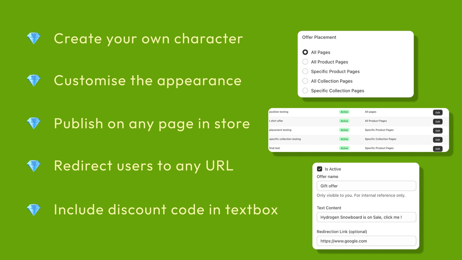 Alternative for boring Discount Popups 