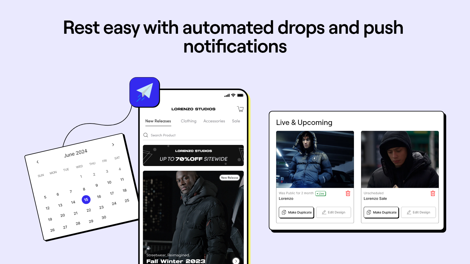 Mobile app builder push notifications
