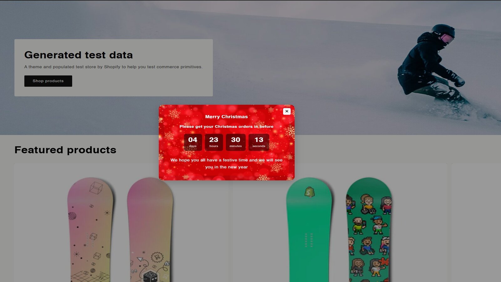 Popup 4k demonstration