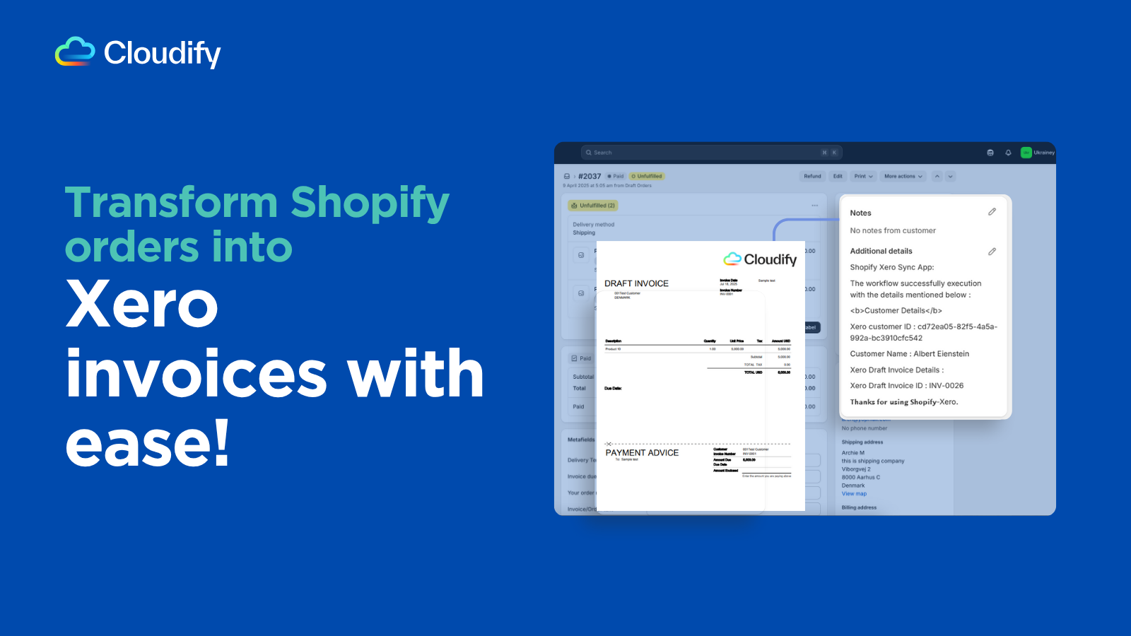 Effortless Xero invoice generation from Shopify orders