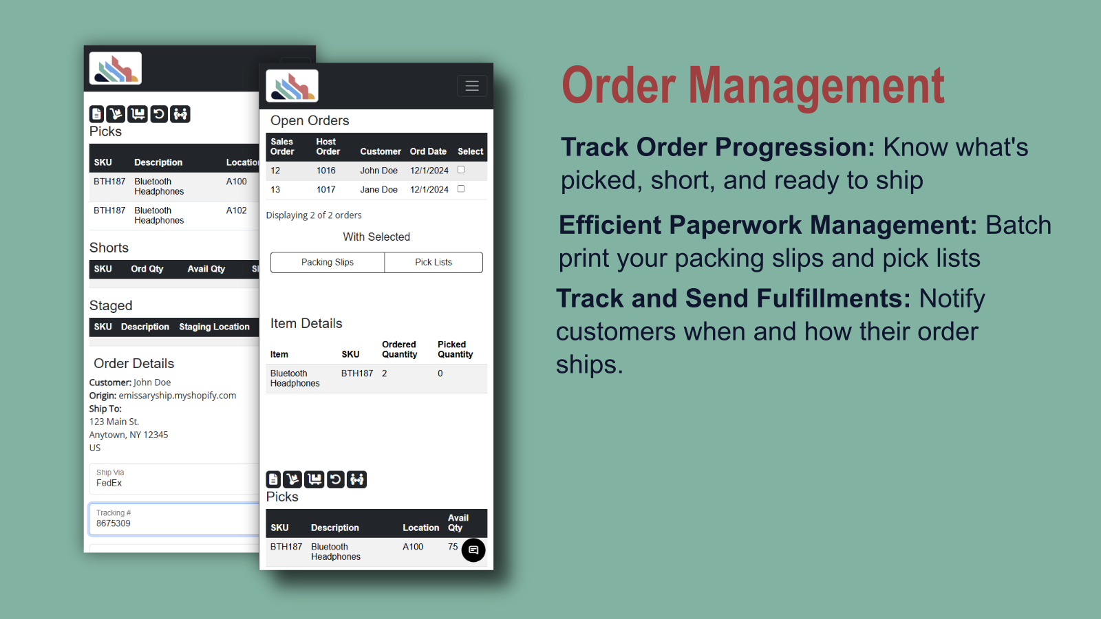 Order Management