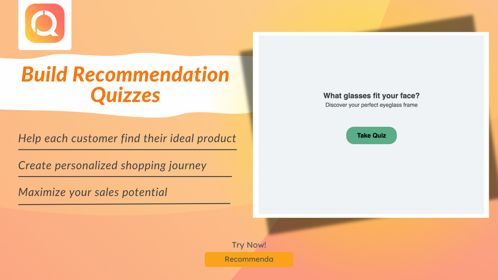 Product recommendation quizzes