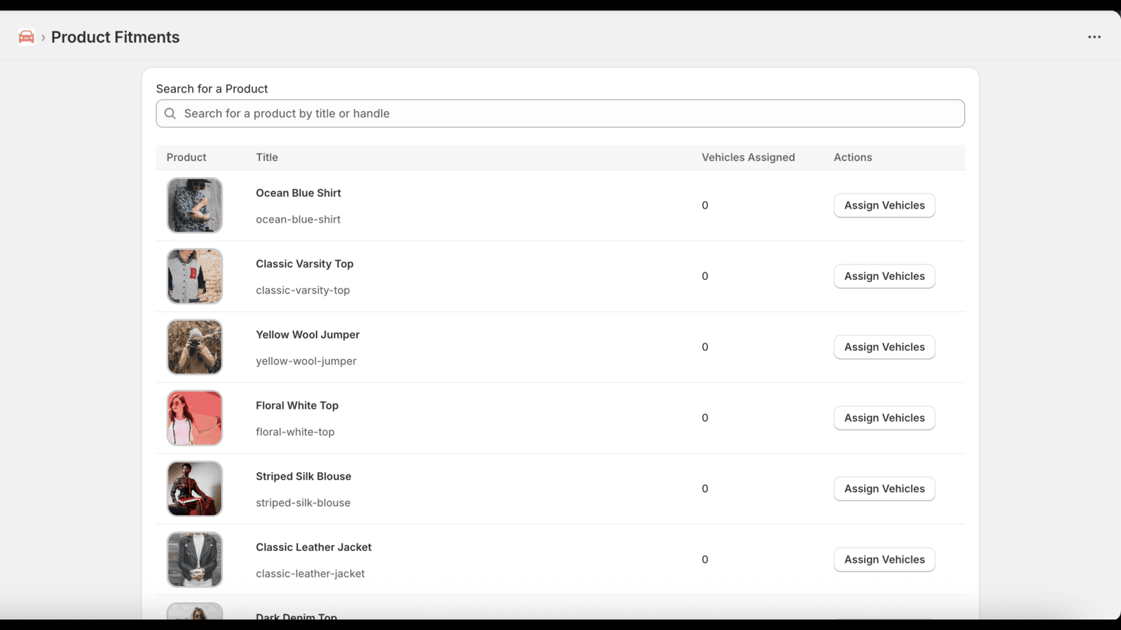 EasyYMM Product Database