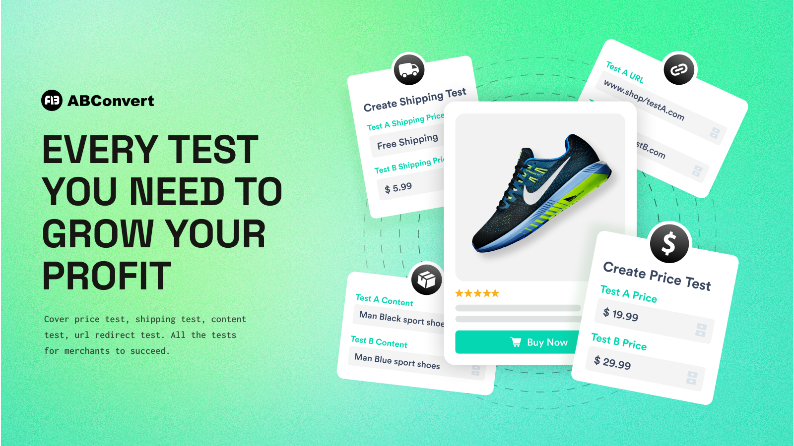 All-in-one A/B testing solution for split tests