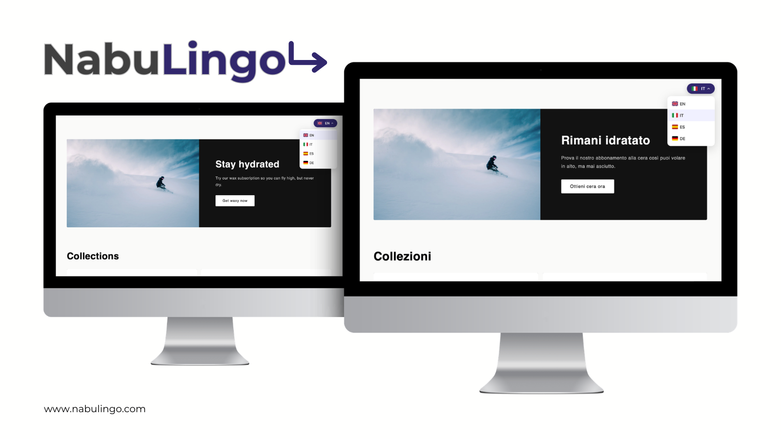 Automatic storefront translation with one-click language switch