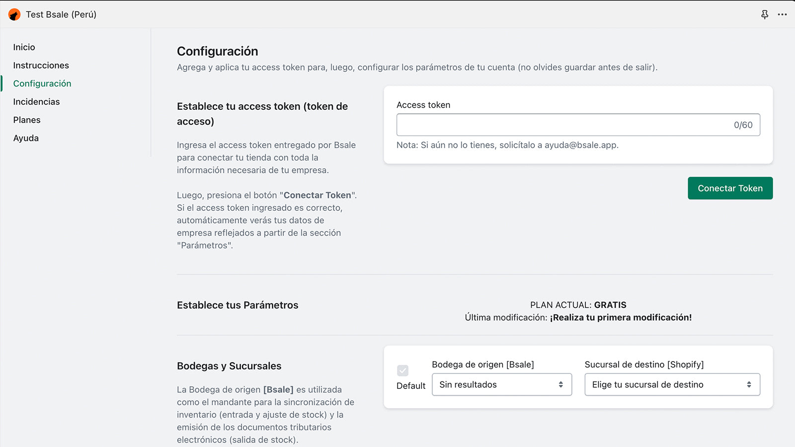 Conexión Integración Shopify - Bsale - Lobo Creaciones