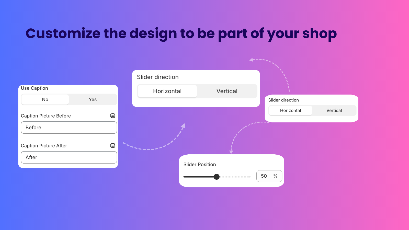SuperSlider: Before And After - Features to style your shop