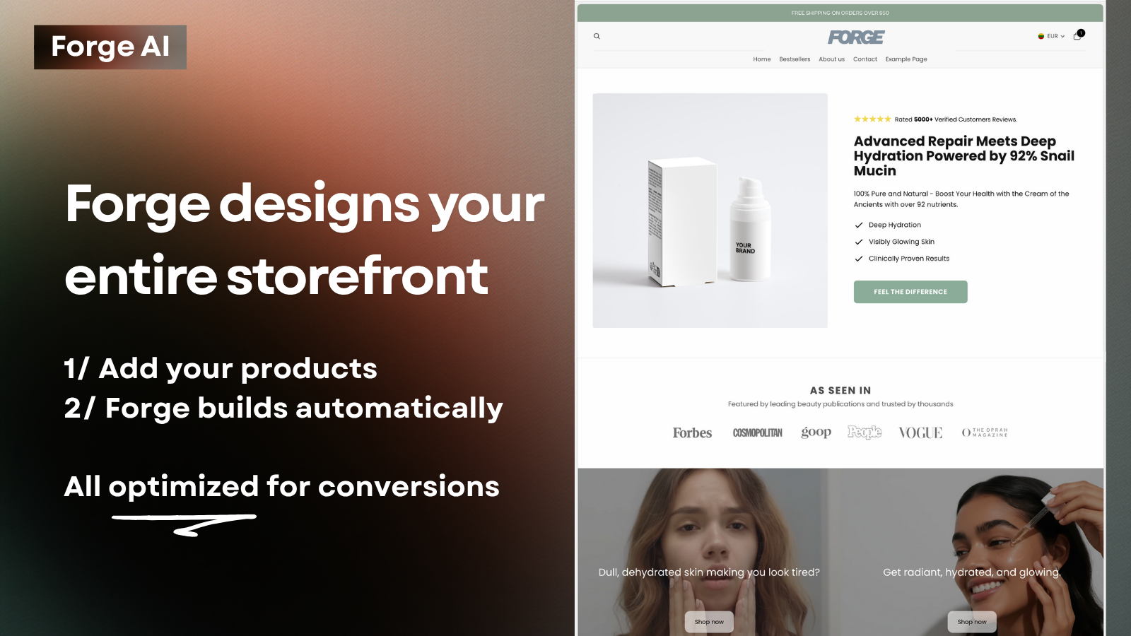 AI that designs your entire storefront