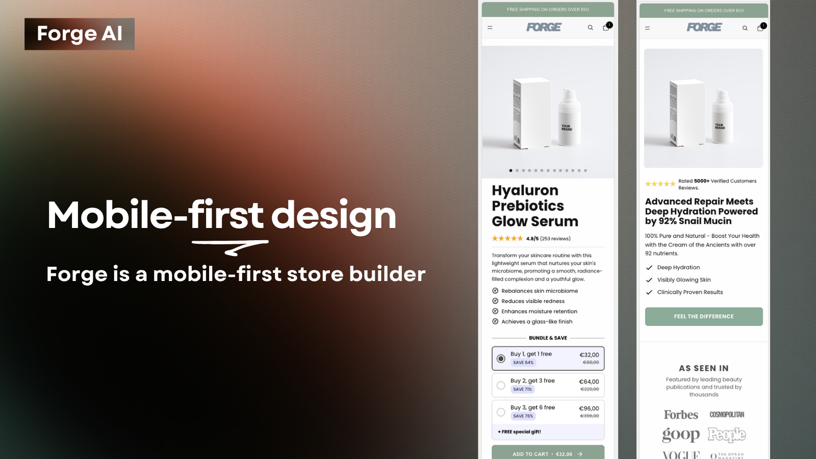 Unlimited theme sections