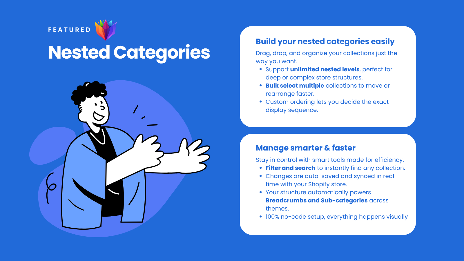 Auto sub-categories generated from your tree