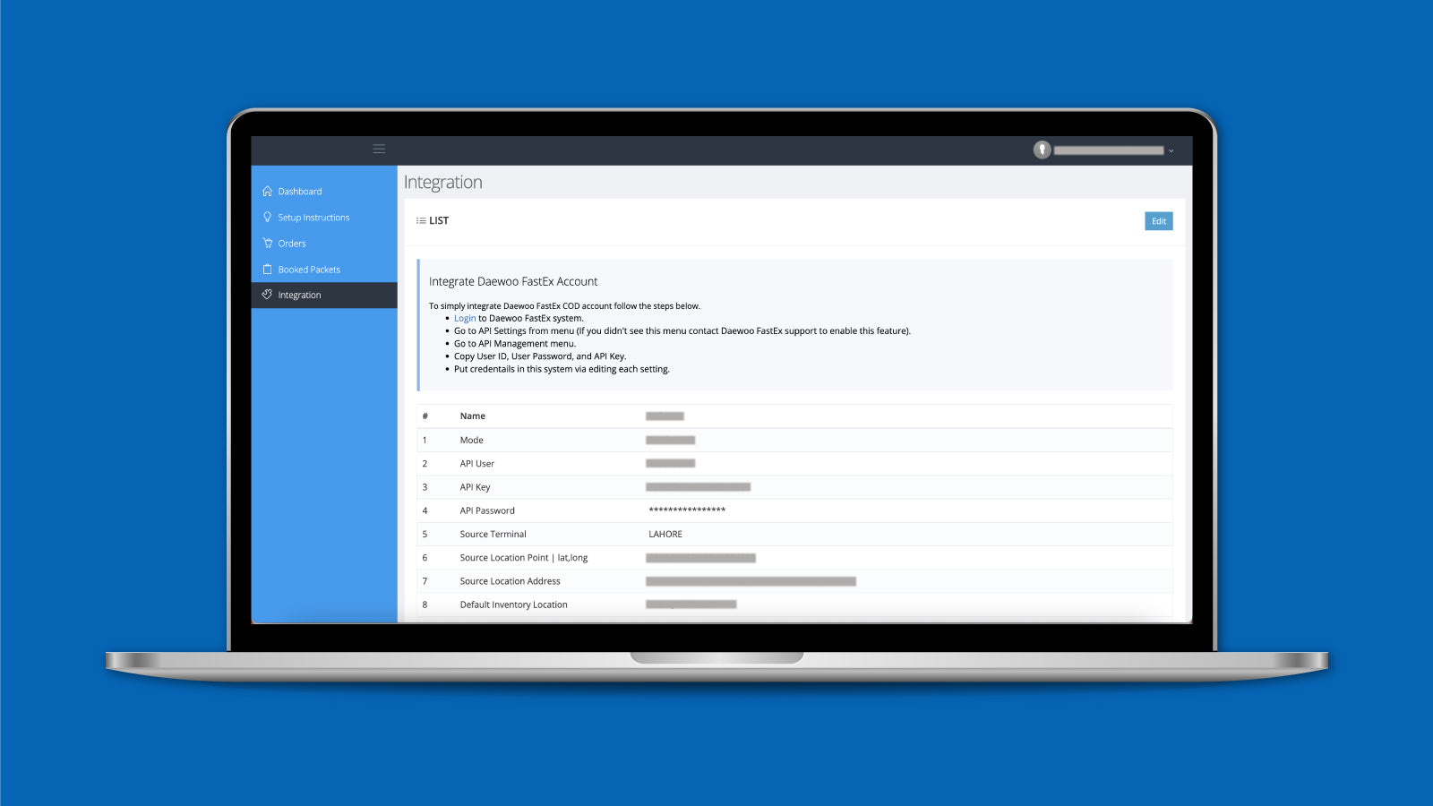 Daewoo FastEx - Integration