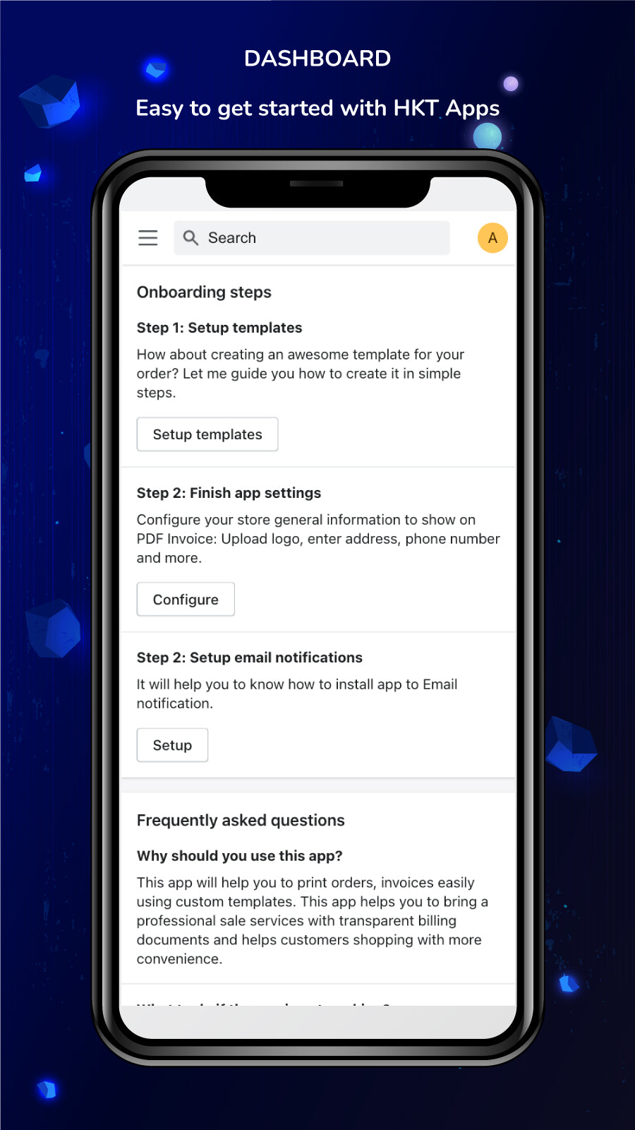 Easy to get started with HKT Apps