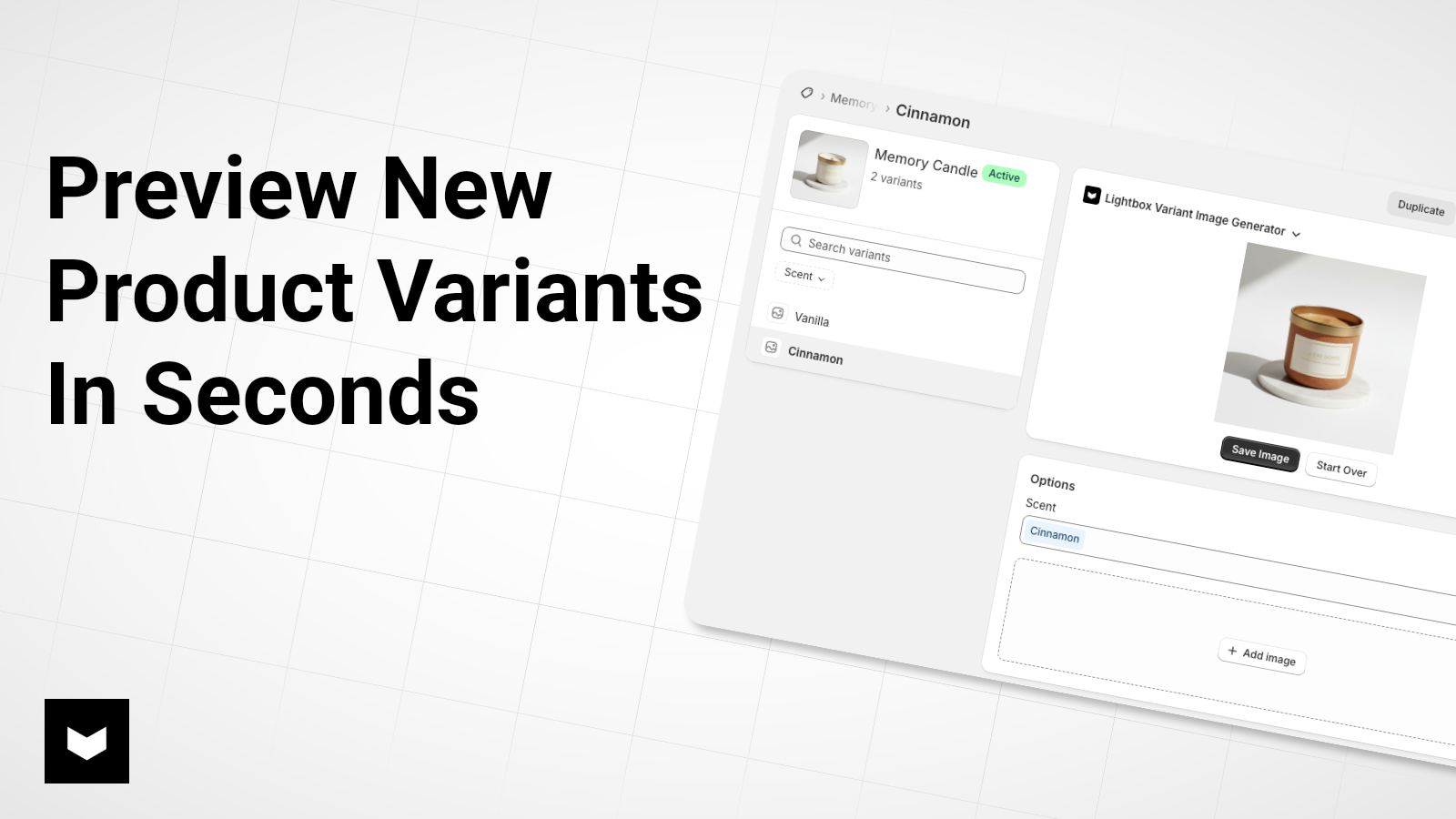 Preview new product variants in seconds