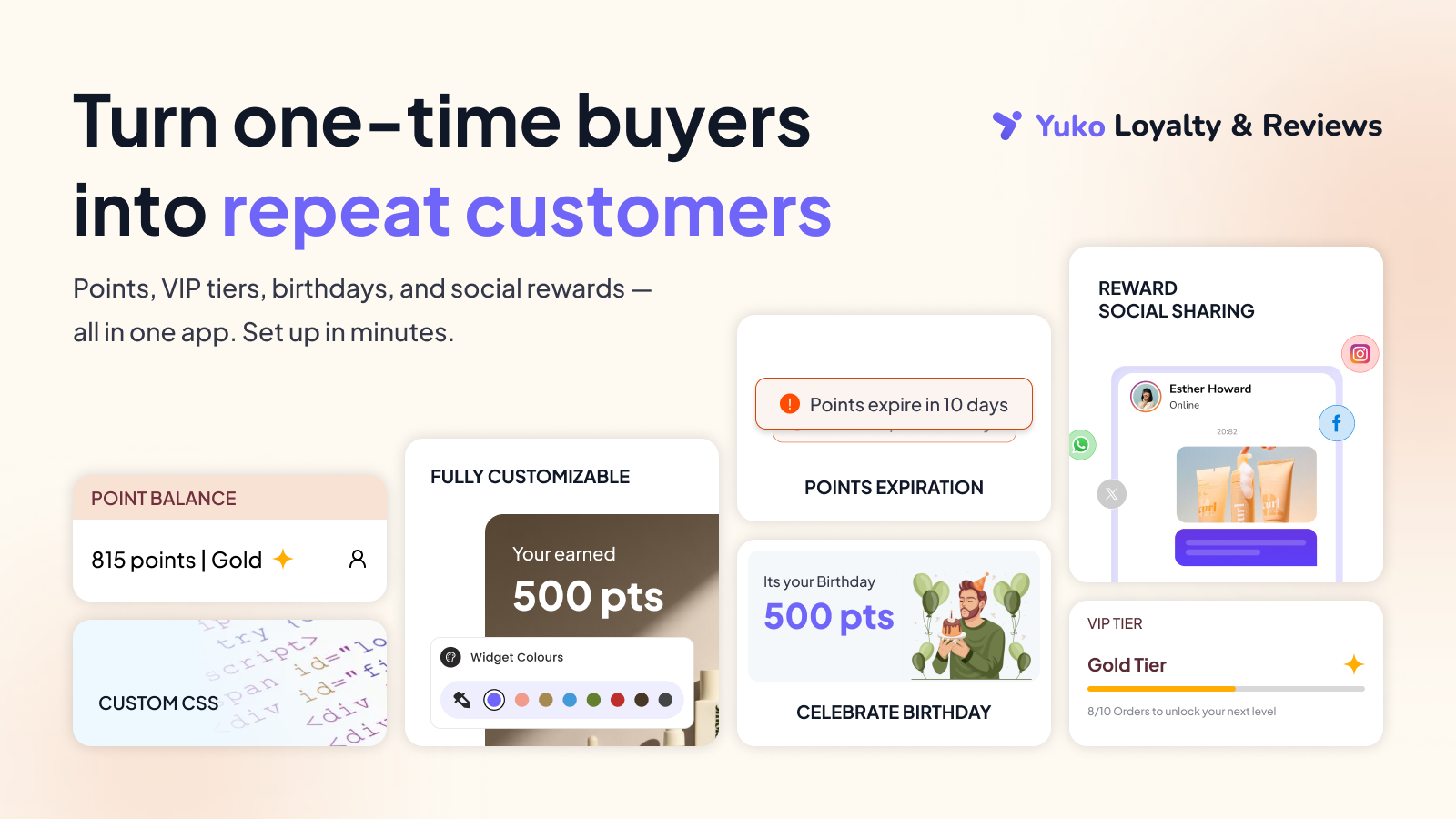 Boost repeat purchases with Shopify loyalty rewards