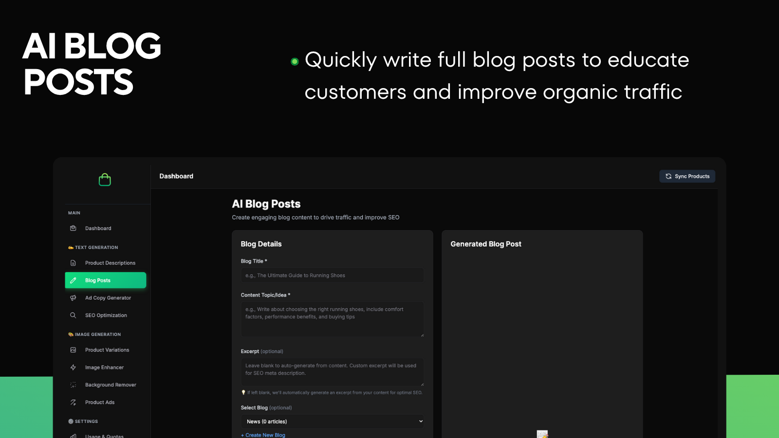 Easily Generate AI Blog Posts in Just Seconds