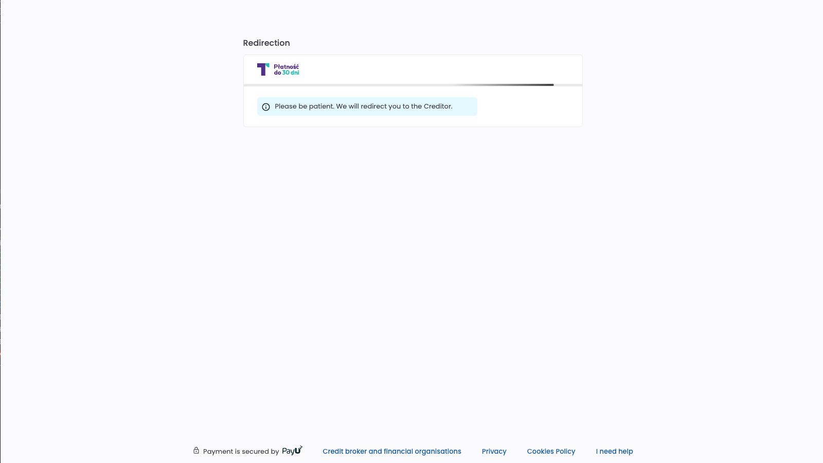 Redirection to Twisto