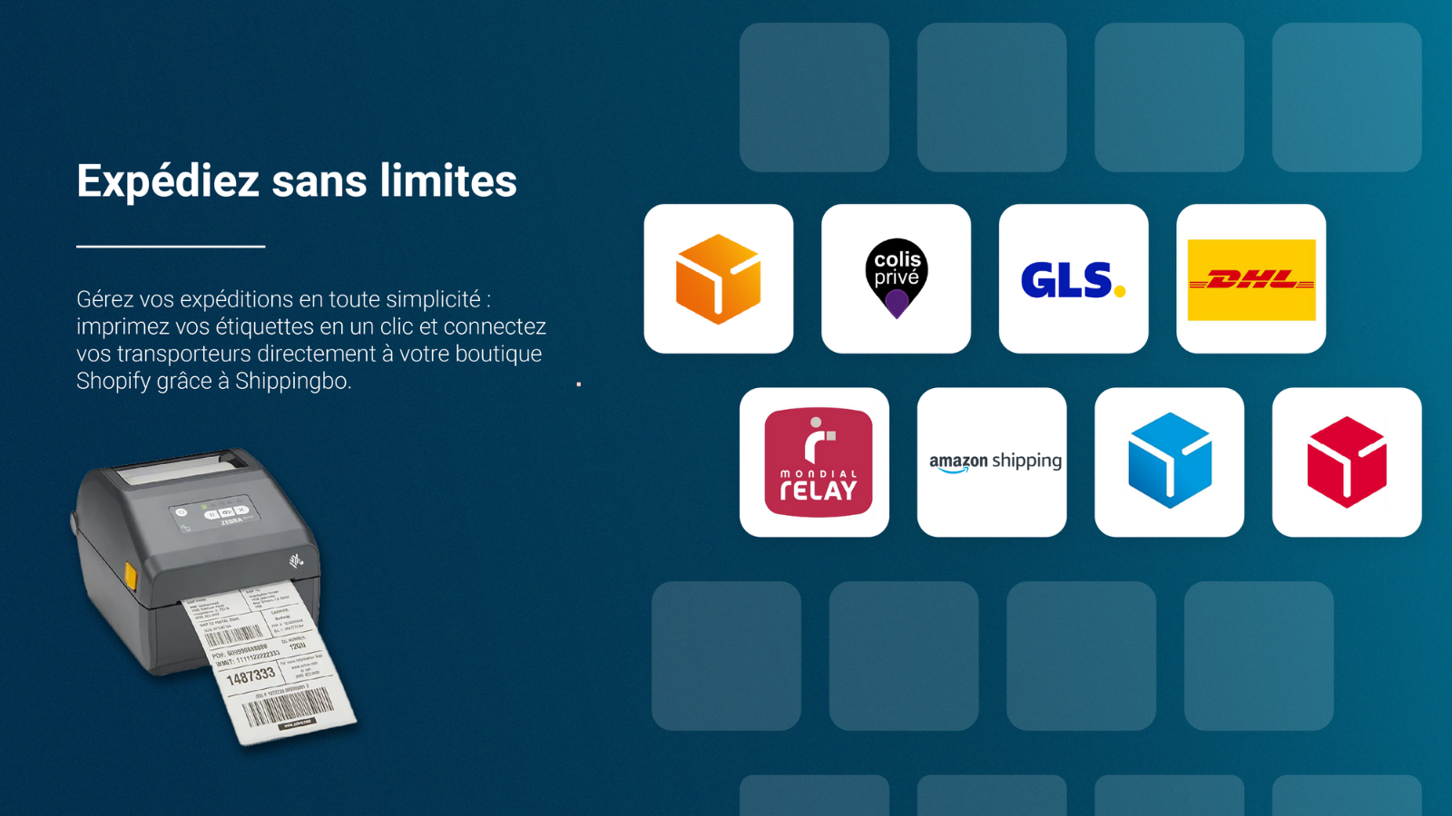 Expédiez sans limites 