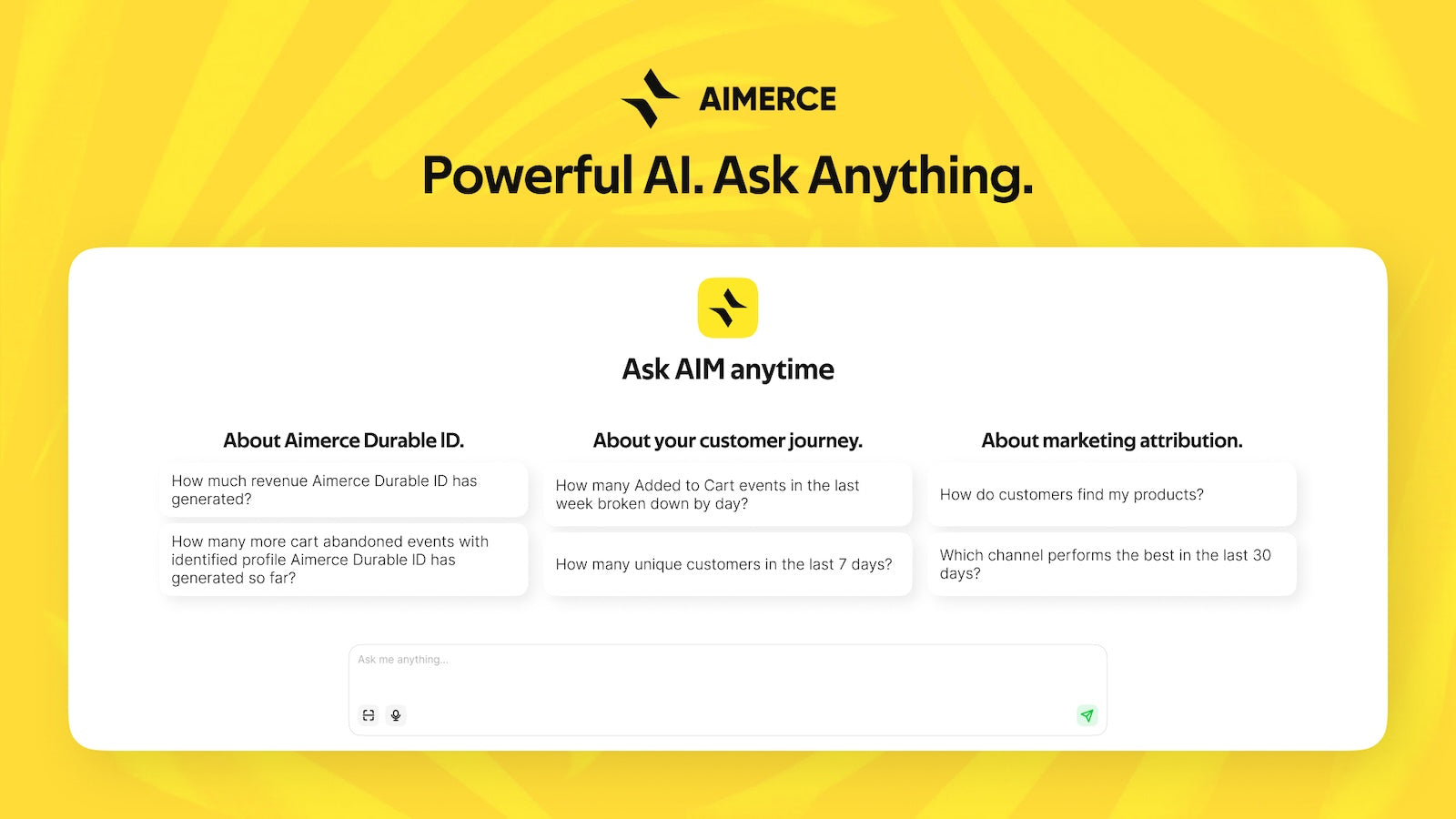 Powerful AI to learn about your first-party data.