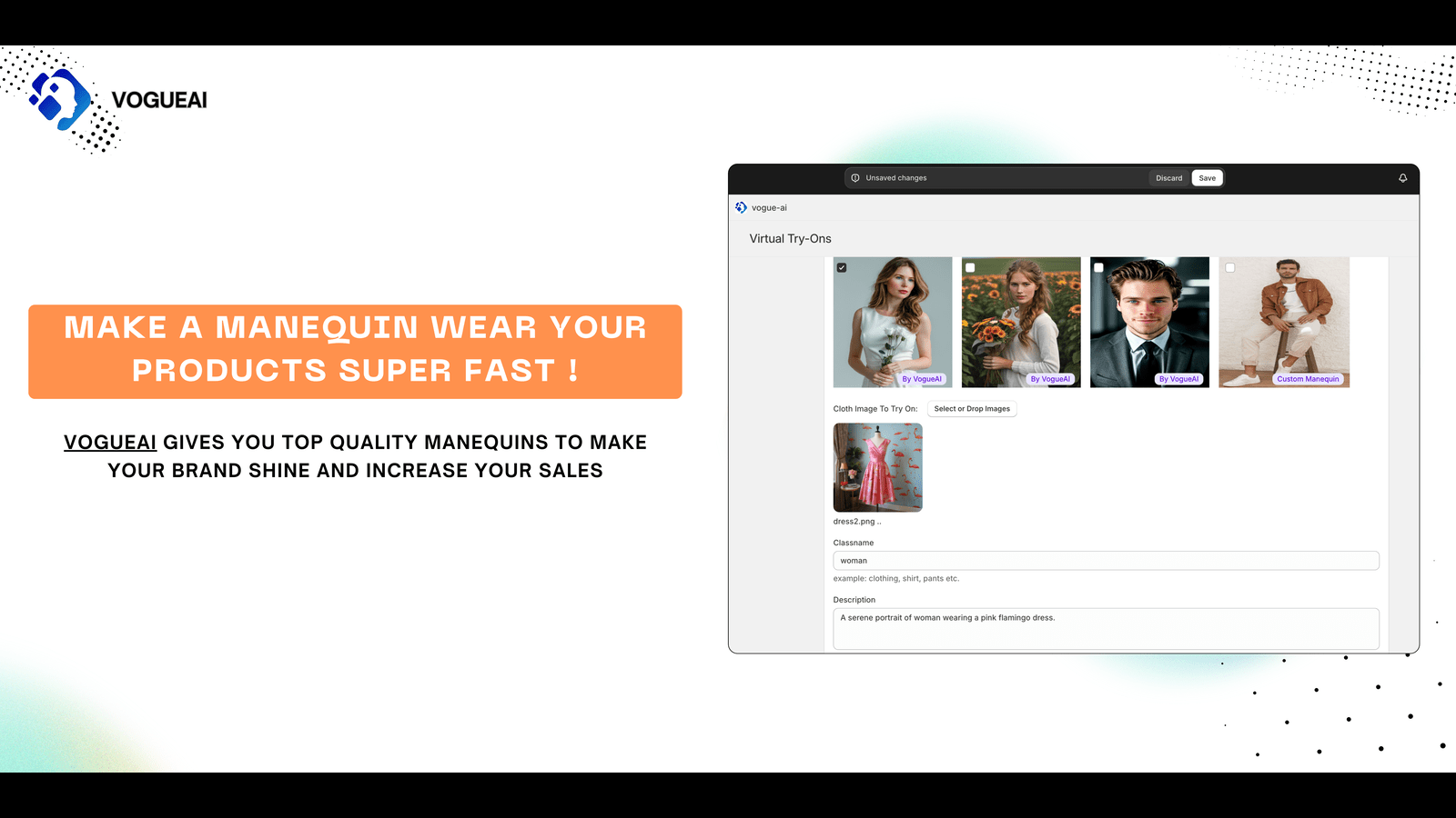 Stunning virtual try ons super Fast