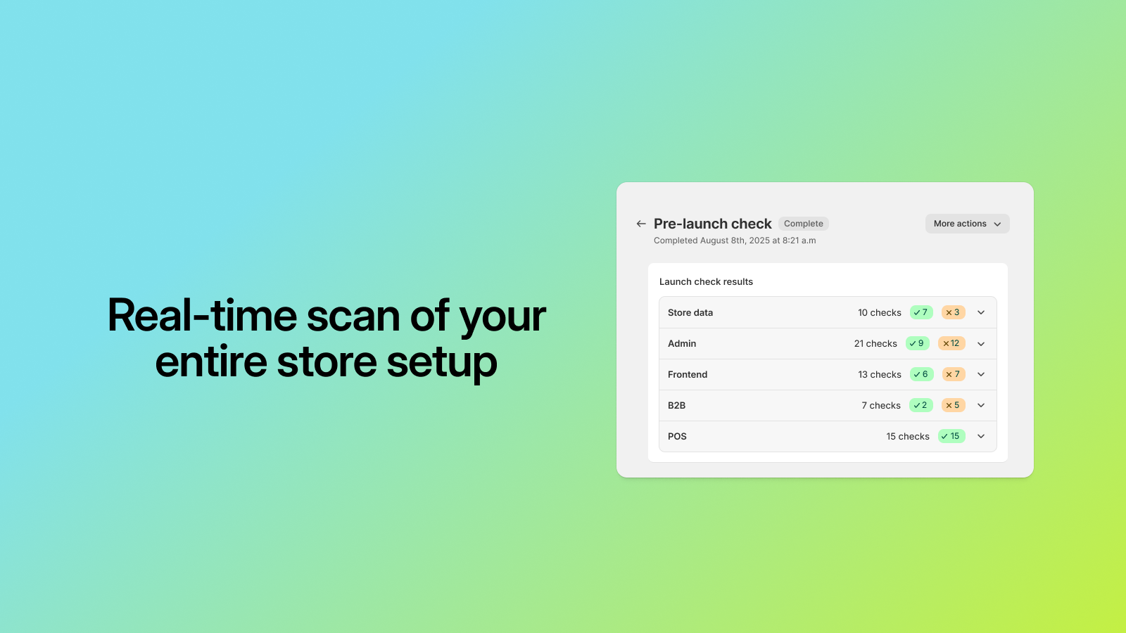 Shopify Launch Check - Launch with confidence!