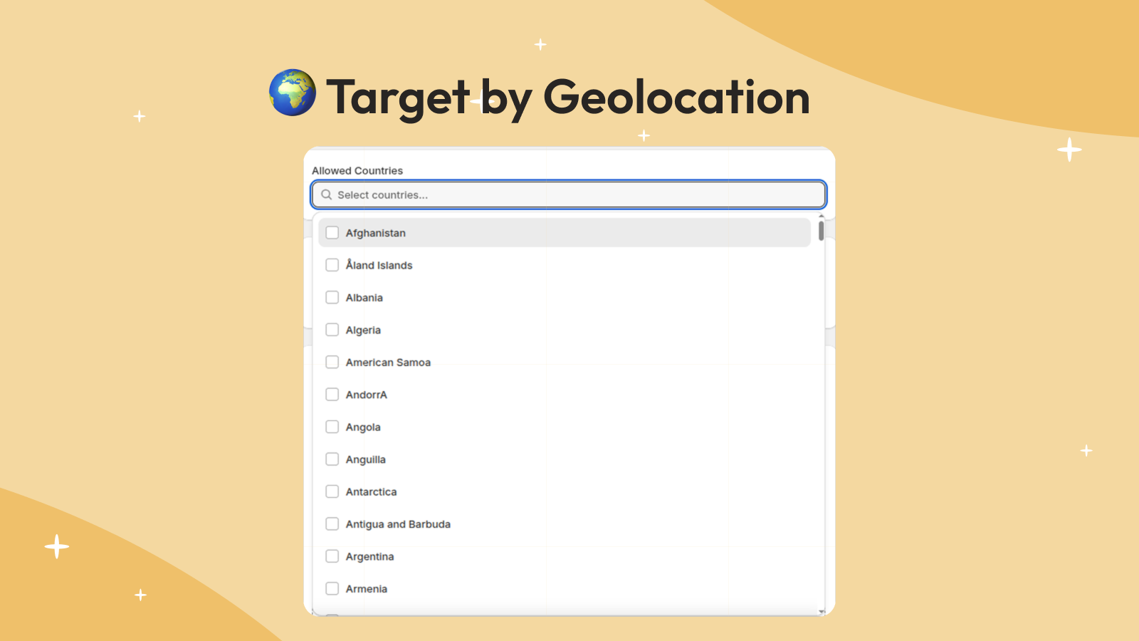 Target by Geolocation