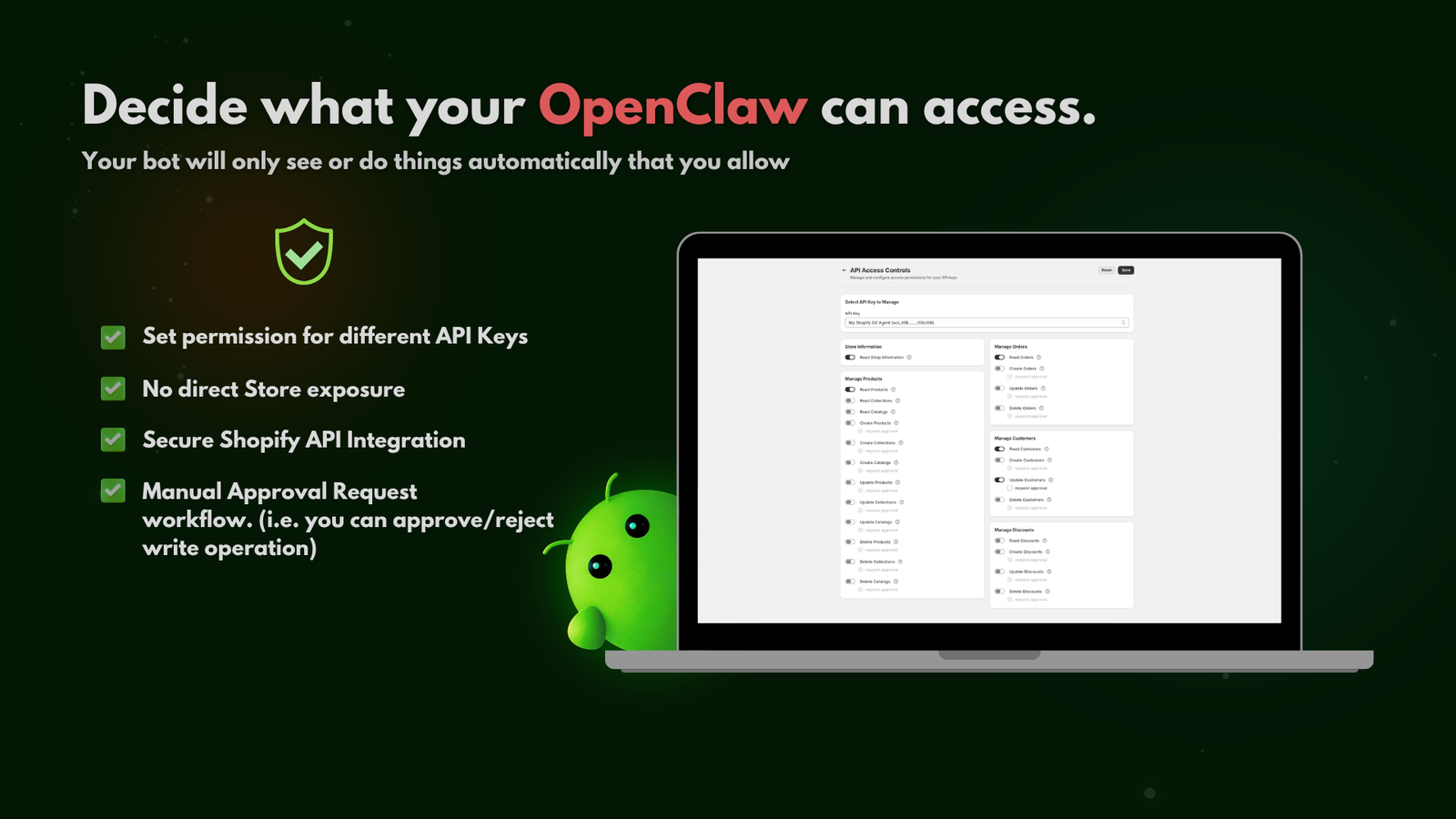 Openclaw bot Access Control