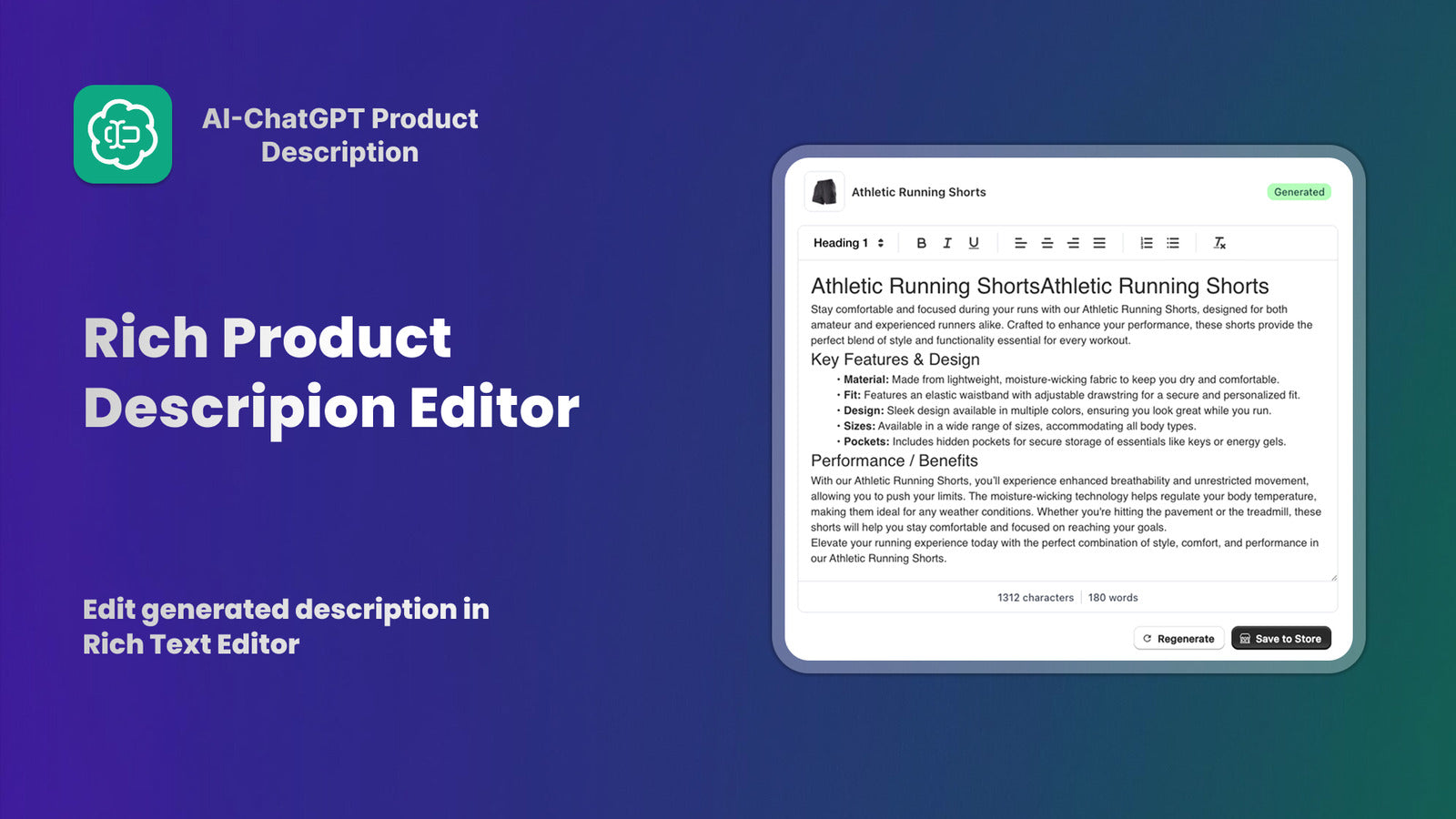 Rich text editor