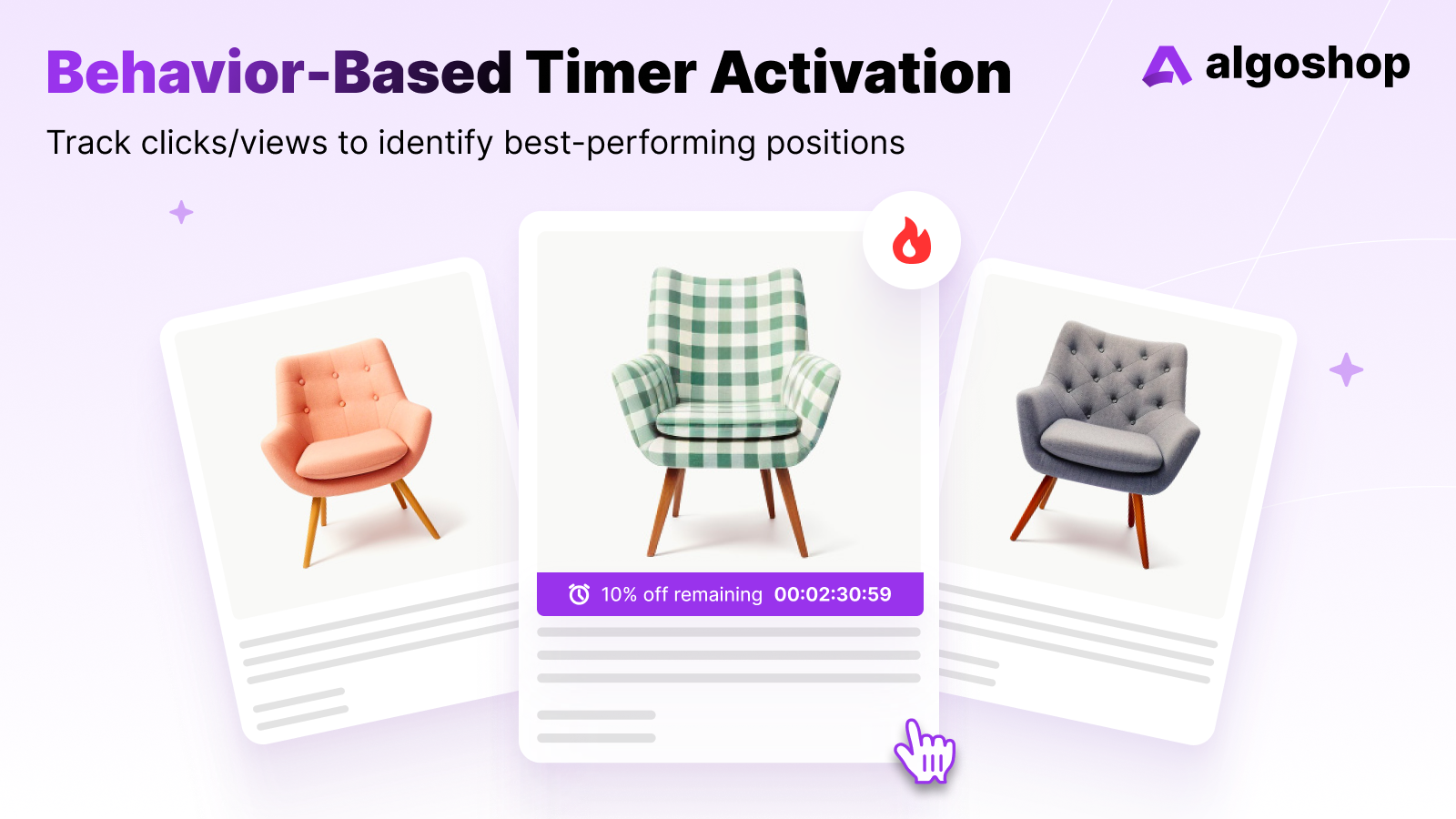 Trigger countdowns when users browse specific pages/products
