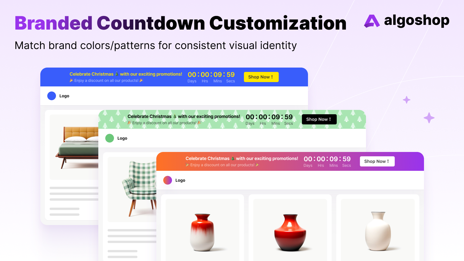 Match brand colors/patterns for consistent visual identity