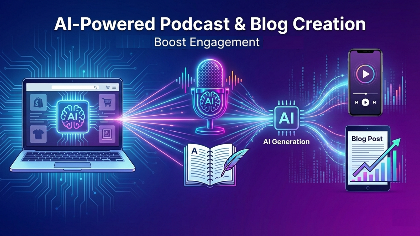 AI-Powered Podcast & Blog Creation
