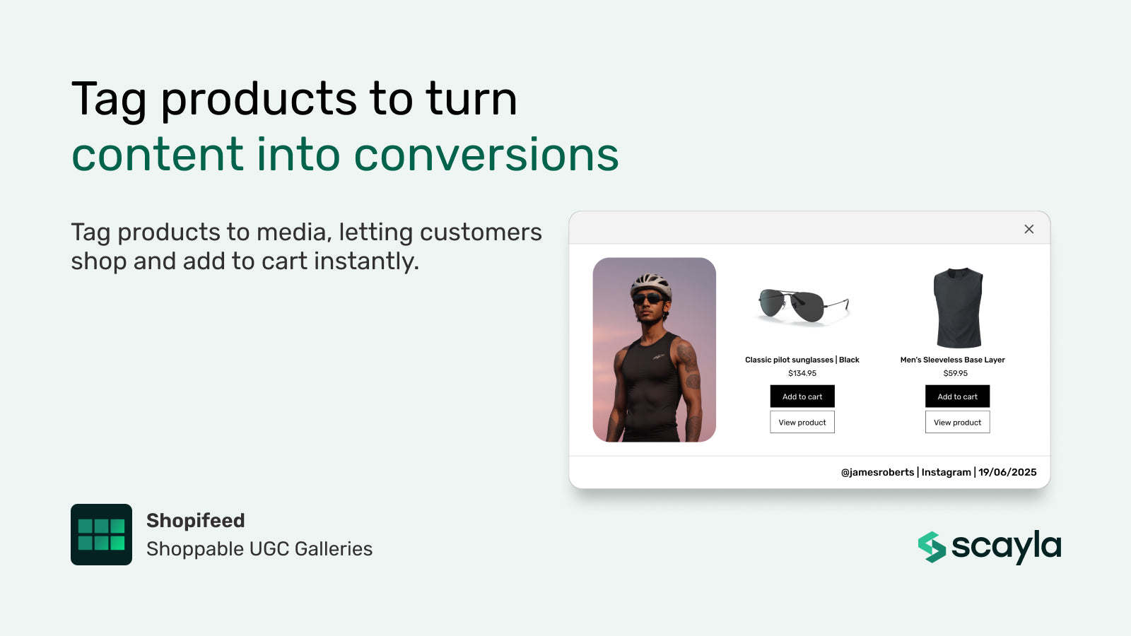 Tag products to Instagram posts to turn content into conversions