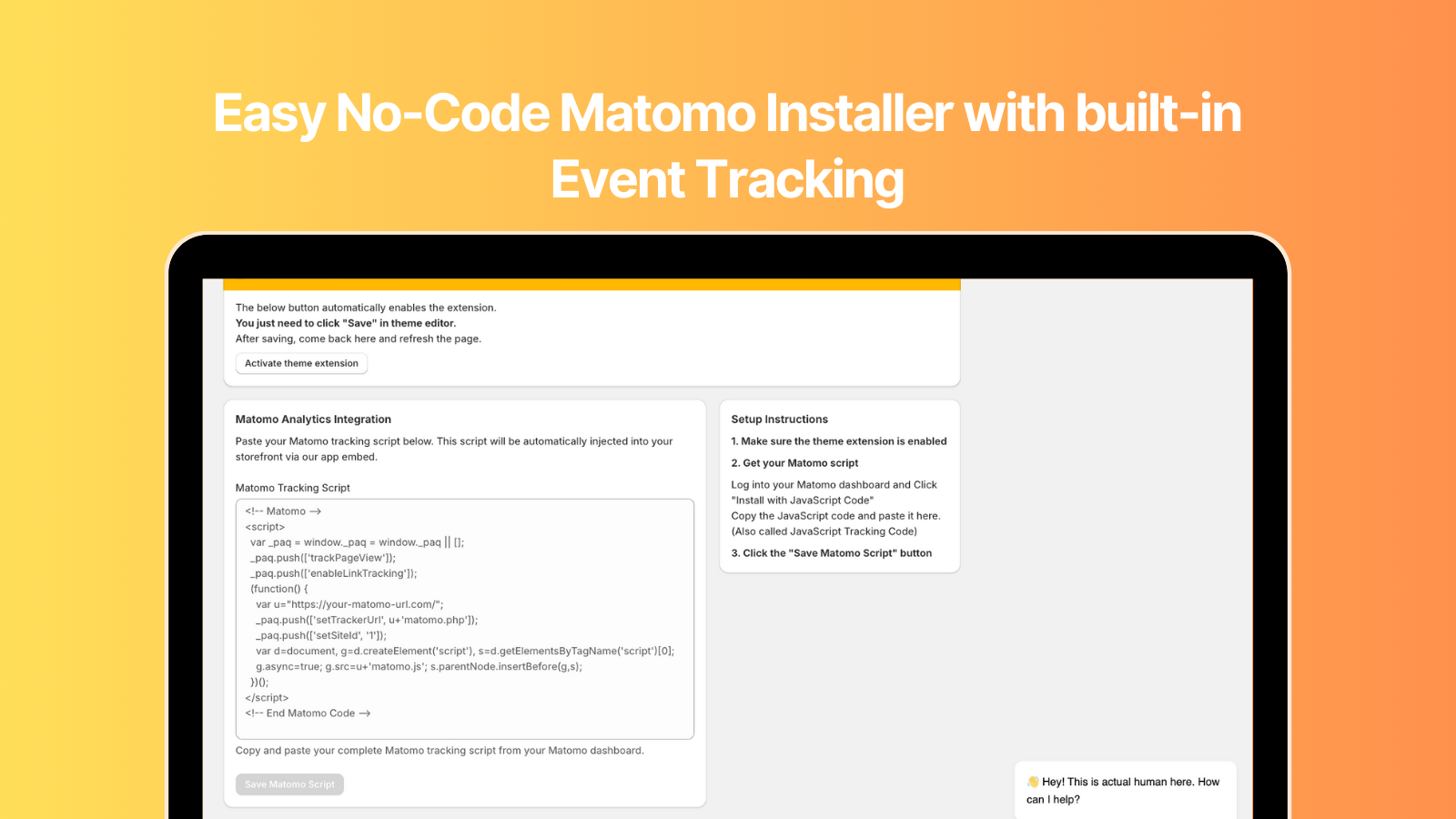 matomo integration shopify