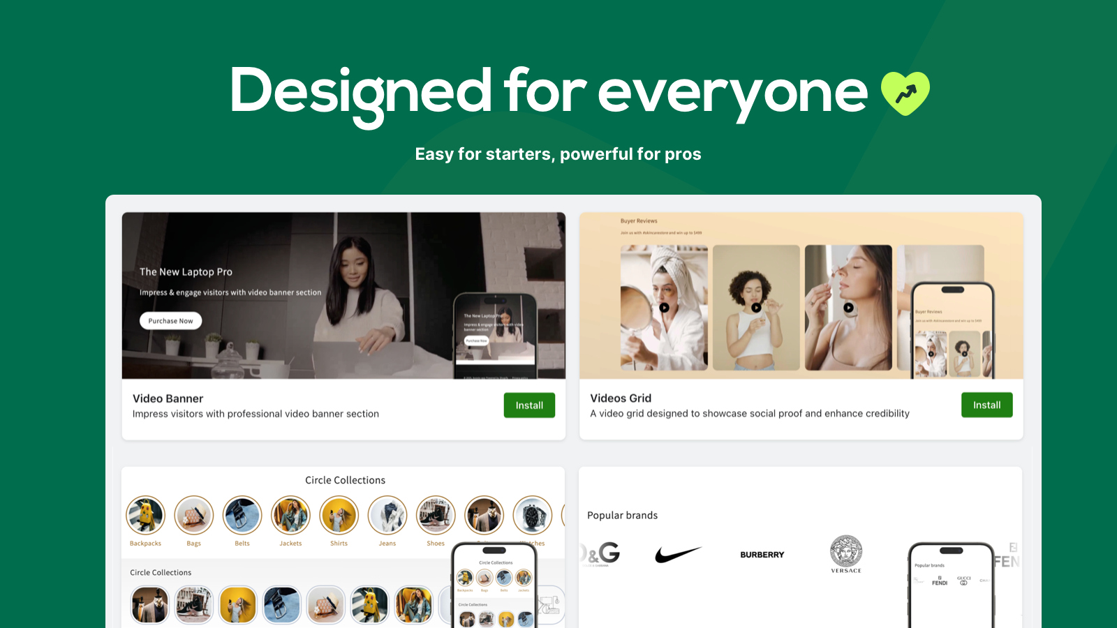 Ultimate sections, all in one