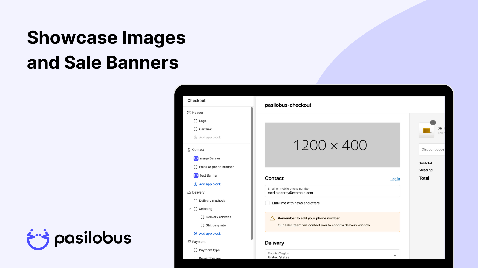 checkout block image banner