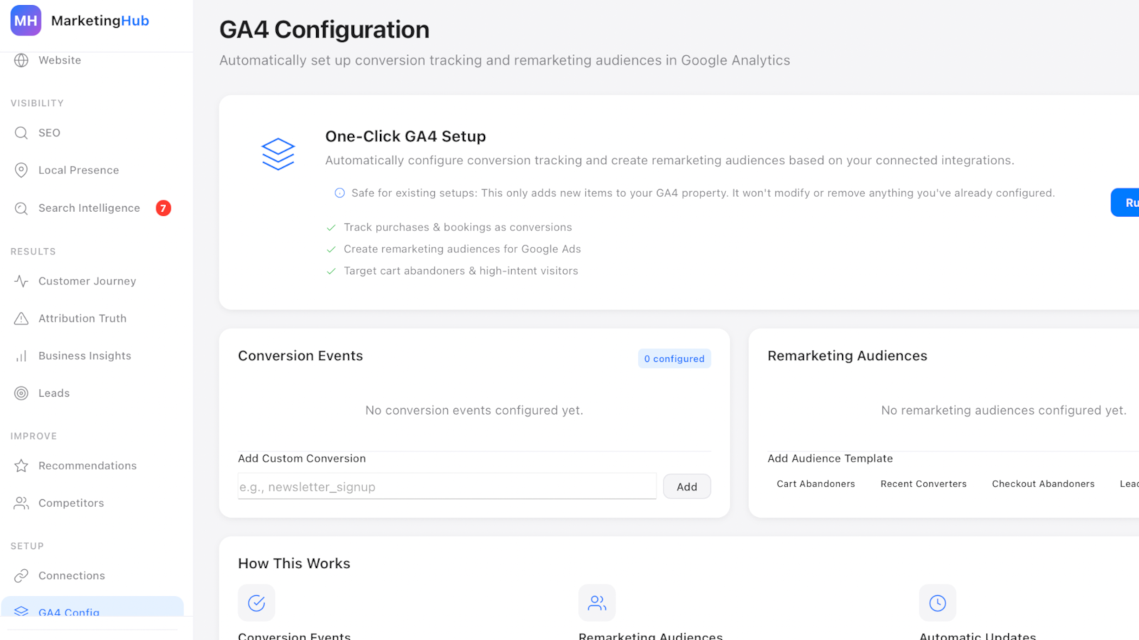 Connect to Google Analytics